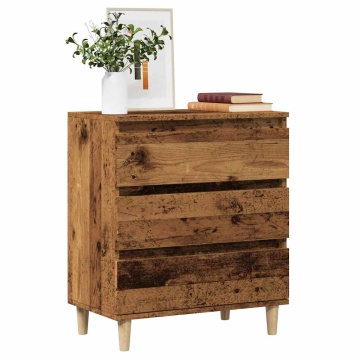 Bufetă din lemn vechi 60x35x70 cm din lemn prelucrat - Img 1