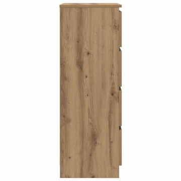 Bufetă Stejar Artisan 60x35x98,5 cm Lemn prelucrat - Img 6