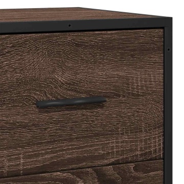 Bufetă Stejar maro 68x35x76 cm Lemn prelucrat - Img 7