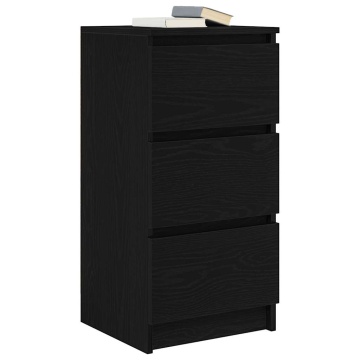 Bufetă Stejar negru 37,5x35x76 cm Lemn prelucrat - Img 4