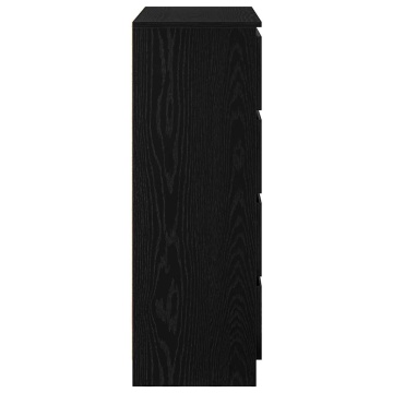 Bufetă Stejar negru 80x35x99 cm Lemn prelucrat - Img 6