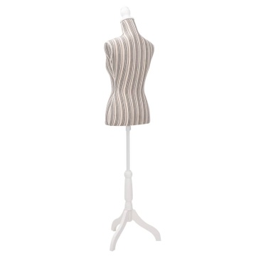 Bust pentru dame, manechin, pânză, cu dungi - Img 4