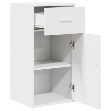 Cabinet alb de depozitare Alb MDF Compact Soluții depozitare - Img 4