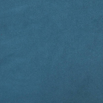 Cadru de pat cu tăblie, albastru, 140x200 cm, catifea - Img 7