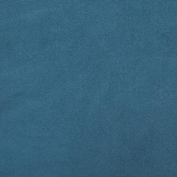 Cadru de pat cu tăblie, albastru, 90x200 cm, catifea - Img 7