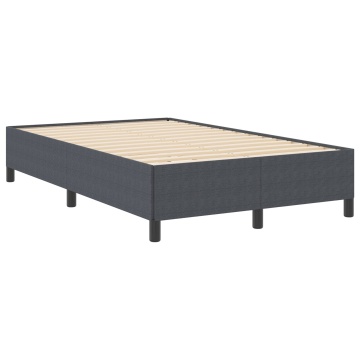 Cadru de pat Gri închis 120x200 cm din material corduroy - Img 3