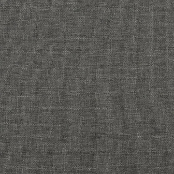 Cadru de pat, gri închis, 140x190 cm, material textil - Img 7