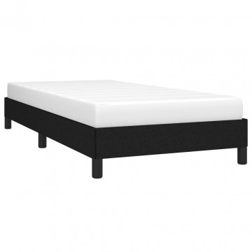 Cadru de pat, negru, 80x200 cm, material textil - Img 3