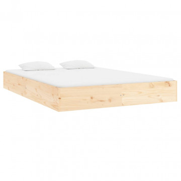 Cadru de pat Super King, 180x200 cm, lemn masiv - Img 3
