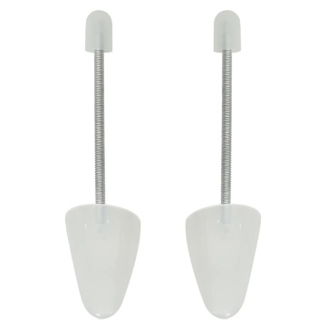 Calapoade de pantofi, 5 perechi, alb, EU 35-38, plastic - Img 3