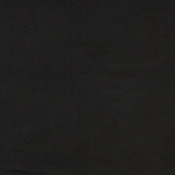 Canapea cu 3 locuri, Negru, 180 cm, catifea - Img 6