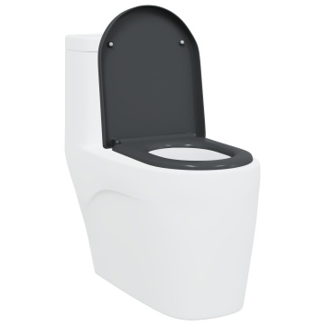 Cap de toaletă cu eliberare rapidă cu închidere lentă Duroplast Antracit - Img 3