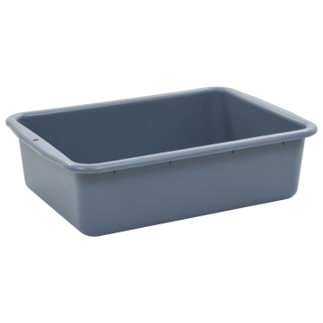 Cărucior de bucătărie cu recipiente din plastic, 82x43,5x93 cm - Img 7