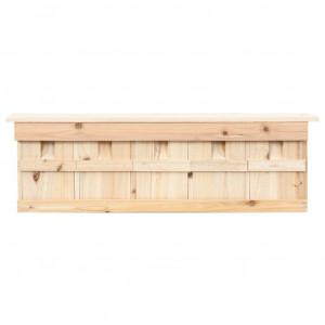 Căsuță de vrăbii cu 5 încăperi, 68 x 15 x 21 cm, lemn de brad - Img 3