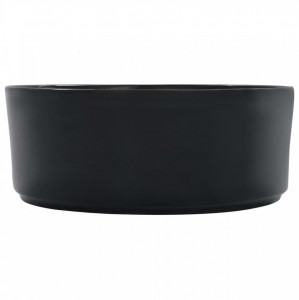 Chiuvetă de baie, negru, 36 x 14 cm, ceramică - Img 3