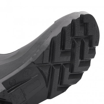 Cizme de ploaie cu șosete detașabile, negru, mărime 40, PVC - Img 6