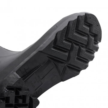 Cizme de ploaie cu șosete detașabile, negru, mărime 42, PVC - Img 7