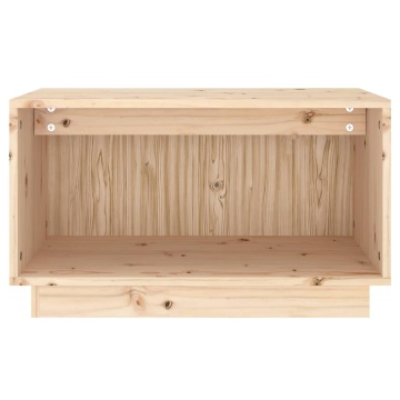 Comodă TV, 60x35x35 cm, lemn masiv de pin - Img 3