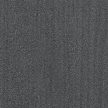 Comodă TV, gri, 104x33x41 cm, lemn masiv de pin - Img 6