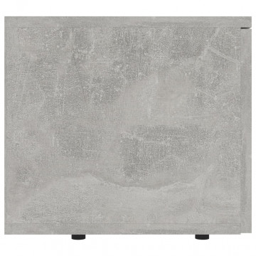 Comodă TV, gri beton, 80 x 34 x 30 cm, PAL - Img 6