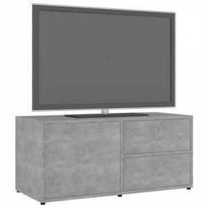 Comodă TV, gri beton, 80 x 34 x 36 cm, PAL - Img 4