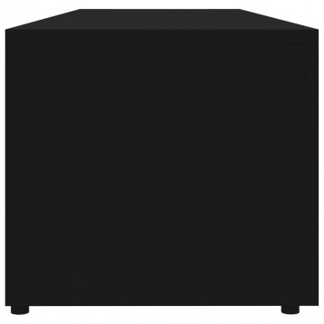 Comodă TV, negru, 120 x 34 x 30 cm, PAL - Img 8