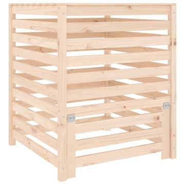 Compostor, 82,5x82,5x99,5 cm, lemn masiv de pin - Img 2