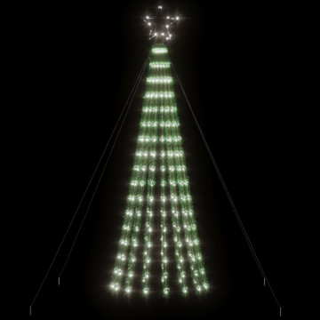 Con de lumină brad de Crăciun cu 275 LED-uri, alb rece, 180 cm - Img 3