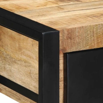 Consolă 100x35x75 cm lemn masiv de mango - Img 5