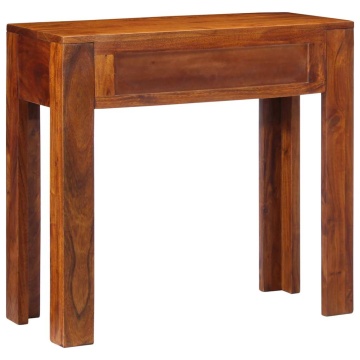 Consolă 80x35x75 cm din lemn masiv de salcâm - Img 4