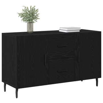 Constatator Negru Stejar 100x36x60 cm din Lemn Ingineresc - Img 3