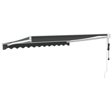 Copertină automată retractabilă, antracit, 3,5x2,5 m - Img 8