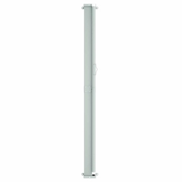 Copertină laterală retractabilă de terasă, gri, 117x600 cm - Img 5
