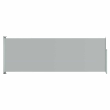 Copertină laterală retractabilă de terasă, gri, 220x600 cm - Img 2