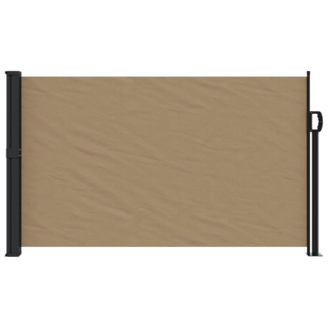 Copertină laterală retractabilă, gri taupe, 120x300 cm - Img 3
