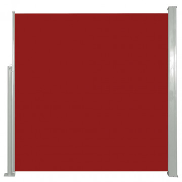Copertină laterală retractabilă, roșu, 140x300 cm - Img 2