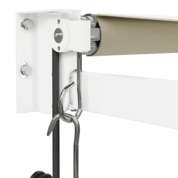 Copertină retractabilă automată, crem, 4x3 m - Img 6