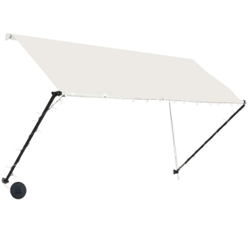 Copertină retractabilă cu LED, crem, 250 x 150 cm - Img 3