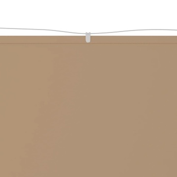 Copertină verticală, gri taupe, 140x420 cm, țesătură oxford - Img 3