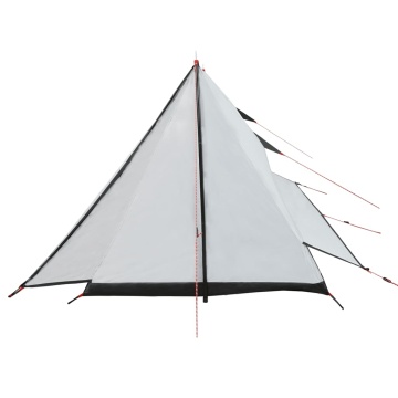 Cort camping, 2 persoane, alb, țesătură opacă, impermeabil - Img 5
