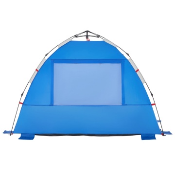 Cort camping 2 persoane albastru azur impermeabil setare rapidă - Img 7