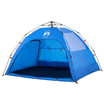 Cort camping 2 persoane albastru azur impermeabil setare rapidă - Img 4