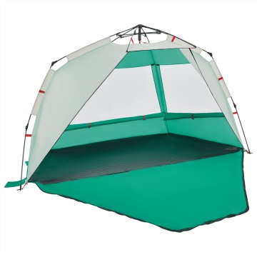 Cort camping 3 persoane verde marin impermeabil setare rapidă - Img 8