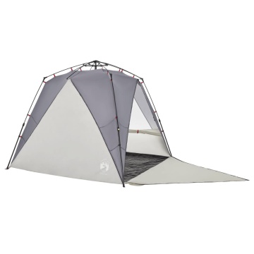 Cort camping 4 persoane gri impermeabil setare rapidă - Img 4