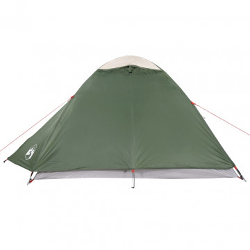 Cort de camping 2 persoane, verde, 264x210x125 cm, tafta 185T - Img 6