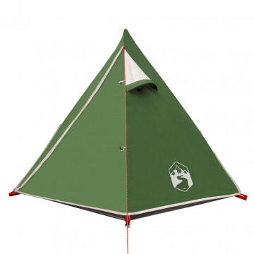 Cort de camping 2 persoane, verde, 267x154x117 cm, tafta 185T - Img 5