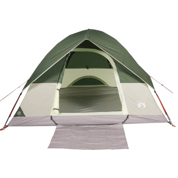 Cort de camping cupolă pentru 3 persoane, verde, impermeabil - Img 6