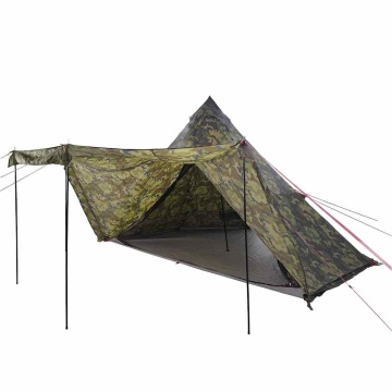 Cort de familie Tipi pentru 6 persoane, camuflaj, impermeabil - Img 4