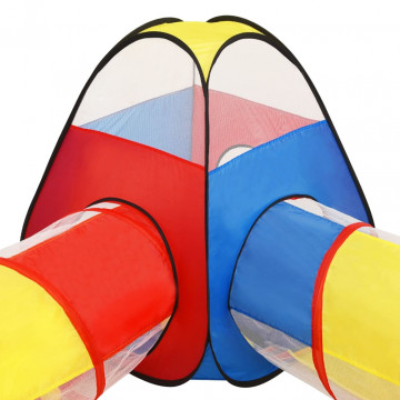 Cort de joacă pentru copii, 250 bile, multicolor, 190x264x90 cm - Img 6