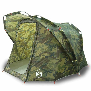 Cort de pescuit pentru 4 persoane, camuflaj, impermeabil - Img 2